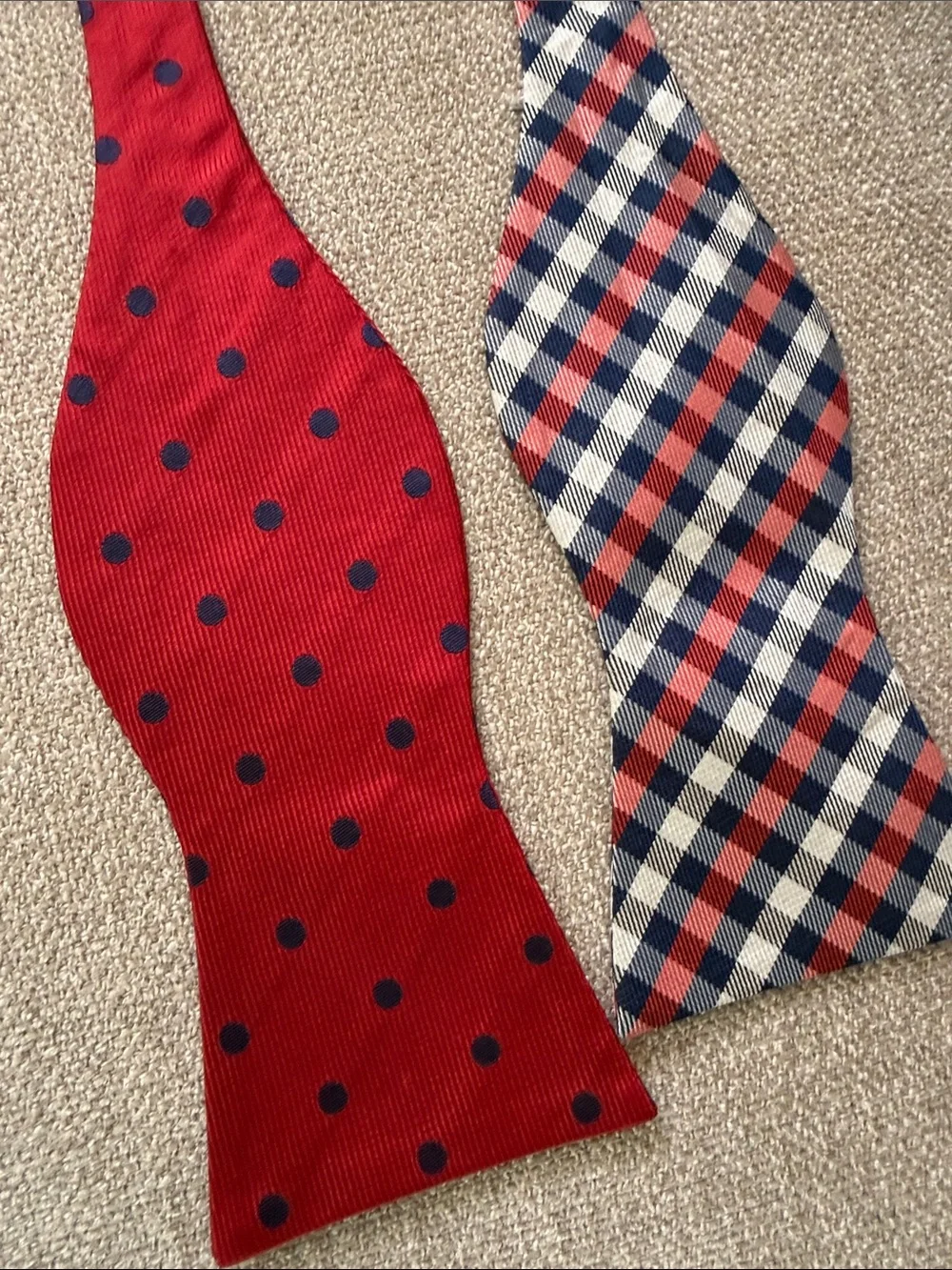 Two Tommy Hilfiger Bow Ties - NEW